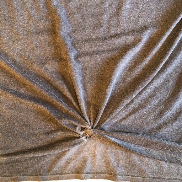 Wrangler Blue Tie Front Tee w/Long Sleeve Lace Accents Size XL - Picture 5 of 9